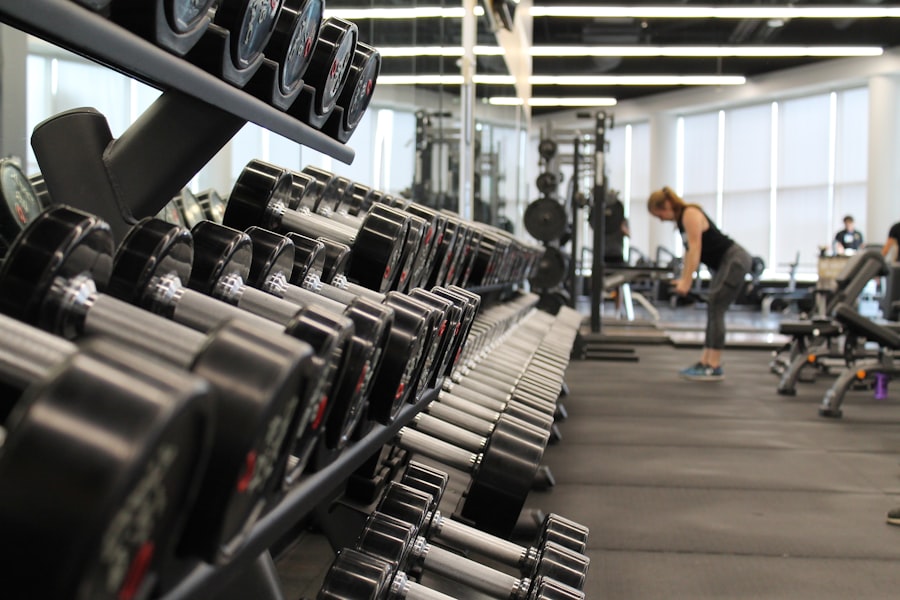 Person exercising as part of a wellness plan